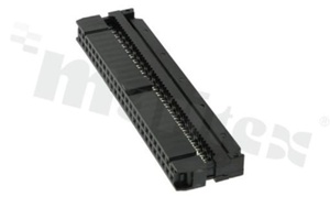 IDC connector; pitch 2.54mm; 50-contacts; female; for ribbon cable AWG#26-#28