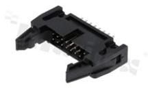 Złącze do PCB, w rastrze 2.54mm; 16-stykowe; montaż: THT; męskie; proste