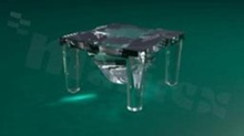 Lens for LED high power; mid power; angle: 9 do 29 degrees ; Number of LEDs: 1; Dimensions: 9.9x9.9mm; Height: 6.4mm; material: PC; Fastening: snaps