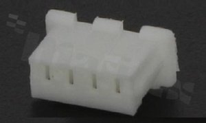 Korpus złącza kablowego; w rastrze 1.25mm; 4-stykowego; żeńskie; na przewód AWG#28-32; 125V/1A