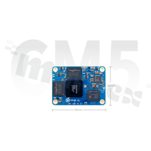 Orange Pi CM5; processor: Rockchip RK3588S; 4x Cortex-A76 2.4GHz + 4x Cortex-A55 1.8GHz; RAM: 2GB LPDDR4X; GPU: Mali-G610 MP4; NPU: 6TOPS; board-to-board connectors: 3x100-pin