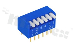 Przełącznik DIP Switch; THT; 6-sekcyjny; raster 2.54mm