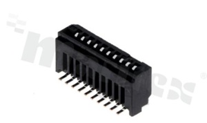 Złącze Non-ZIF do PCB; w rastrze 1.00mm; 10-stykowe; montaż: SMD; pionowe