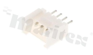 Header for PCB; pitch 2.00mm; 4-contacts; THT; male; top entry; 125V/2A