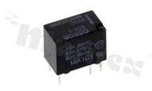 Przekaźnik elektromagnetyczny; prąd znamionowy 2A; napięcie cewki 5VDC; pojedynczy styk przełączny (1C); moc cewki: 150mW; 1A/30VDC; 0.5A/125VAC