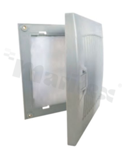 Osłona wentylatora; zatrzaskowa/żaluzjowa; 120mm.