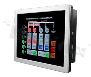Fanless Panel PC 15"; Intel Atom D525 Dual-Core 1.8GHz; 2COM; 2 LAN; 4 USB; 1 PCI
