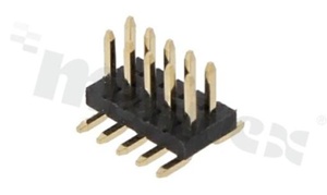 Listwa stykowa do PCB; w rastrze 1.27mm; 2x5 styków; montaż: SMD; męska; prosta; dwurzędowe; z uchwytem pick&place