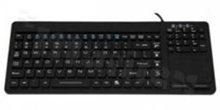 Klawiatura silikonowa IP68; 116; klawiatura numeryczna touchpad; wymiary 346 x 136 x 12 mm