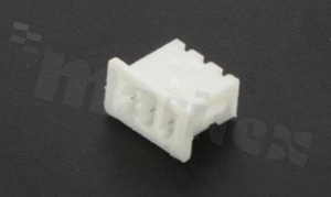 Wtyk żeński; montaż: przewód-przewód; Ilość styków: 3; obciążalność 1A; napięcie 125V; współpracuje z CLEDKAR03