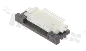 Złącze ZIF do PCB; w rastrze 0.50mm; 12-stykowe; montaż: SMD; poziome; dolny kontakt