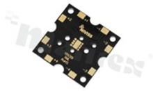 MCPCB, thermal conductivity 2W/(m*K), thickness: 2mm, number of layers - 1, black soldermask, legend color: gold, size: square 35mm, pad cover: gold; for XM LEDs, /20