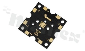 MCPCB, thermal conductivity 2W/(m*K), thickness: 2mm, number of layers - 1, black soldermask, legend color: gold, size: square 35mm, pad cover: gold; for XM LEDs, /20
