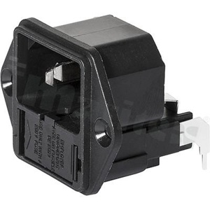 Power Input Modules (PEM); 4301.3333; Solder; Panel, Snap-In, Through Hole; Receptacle