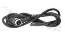 Wtyk M8; z kluczem pozycjonującym ; 3 stykowy; żeński; 3A. prosty; z odgiętką; zakończony kablem o długości 1mb; wodoszczelny IP67