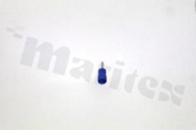 Wire pin terminal; O: 1.9mm; 1.5-2.5mm2; crimped; insulated; for cable; blue; Imax = 27A; H:10mm; L=19mm
