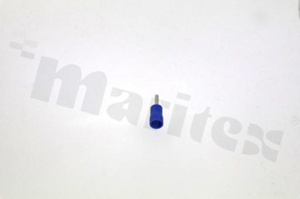 Wire pin terminal; O: 1.9mm; 1.5-2.5mm2; crimped; insulated; for cable; blue; Imax = 27A; H:10mm; L=19mm