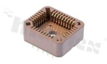 PLCC Socket; in pitch 1.27mm; 32-pins; tinned