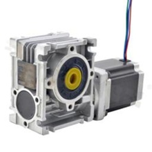 Motor; Geared Stepper; bipolar; step angle 1.8 deg.; maximum permissible torque 3.0Nm; 4.2A; 1.13ohm; 3.4mH; 76%; 4 leads; 58x58x113mm