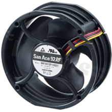 Fan; reversible flow; DC; 24VDC; 92x92x38mm; 1.2m3/min; 39.0dB.