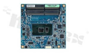 Moduł komputerowy; COM Express Type 6; 8xPCIe x1; 12xUSB; 2xCOM; 3xSATA; DIO; LPC; I2C; SPI; SMBusDP; DVI; HDMI; LVDS; VGA; zasilanie: 9-19V DC; Audio; temp. pracy: 0+60 C