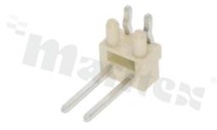 Wtyk męski do LED; SMD; ilość styków: 2; obciążalność 1A; napięcie 125V; współpracuje ze złączem CLEDA01702