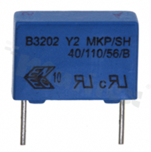 Kondensator polipropylenowy; 10nF; 1500V; 20%; p=10mm; 13.00x6.00mm; -40+110st.C