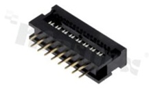 Złącze kablowe do PCB; w rastrze 2.54mm; 16-stykowe; do przewodu wstążkowego AWG#26-#28