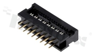 Złącze kablowe do PCB; w rastrze 2.54mm; 16-stykowe; do przewodu wstążkowego AWG#26-#28