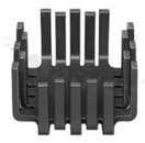 Radiator; prasowany; TO-3; 64x64x32mm; czarny; anodowane aluminium Al 99.5; RoHS.