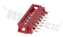 Low profile IDC connector; pitch 1.27mm; 12-contacts; flat cable AWG#26-#28; 1.5A 230V AC/DC
