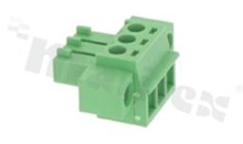 Listwa zaciskowa rozłączalna; w rastrze 3.81mm; 3-torowa; żeńska; na przewód 1.5mm2(28-16AWG); kierunek wtykania równoległy do osi przewodu; z zaczepem śrubowym; styki z fosforobrązu; mosiężna klatka przewodu; UL 300V/10A