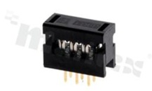 Złącze kablowe do PCB; w rastrze 2.54mm; 6-stykowe; do przewodu wstążkowego AWG#26-#28