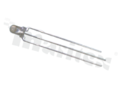 Dioda LED sygnalizacyjna; THT; 3mm dwukolorowa; pomarańczowo-zielony; O:635nm; G:565nm; O:8-12mcd/10mA; G:8-15mcd/10mA; 1.7-2.6V; dyfuzyjna; 60 stopni