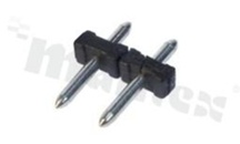 Listwa 2-kołkowa; prosta; w rastrze 5.00mm