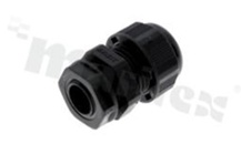 Dławnica kablowa nylonowa GLAND-M1208B; IP68; z uszczelnieniem; M12x1.5; 4-8mm; z nakrętką i uszczelką.