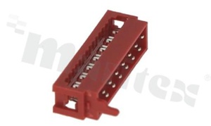 Złącze kablowe IDC; w rastrze 1.27mm; 14-stykowe; męskie; do przewodu wstążkowego AWG#26-#28; 1.5A 230V AC/DC