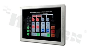 15" Fanless Industrial Touch Panel PC; IntelCedarview D2700 2.13GHz; 5-wire Resistive Touch Screen;VGA/HDMI; Audio; Dual Gigabit Ethernet; Optional WiFi Module; 1CF; 1COM; 2 USB; Uin= 12-28V