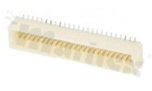 Złącze Kablowe do PCB; w rastrze 1.00mm; 50-stykowe [2x25]; montaż SMD; męskie; pionowe; dwurzędowe; 250V/1A