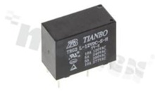 Electromagnetic relay; contact rating current 10A; coil voltage 5VDC; make contact (1A); 5A/30VDC; 5A/240VAC