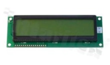 Display LCM; LCD 16x2 chars; STN yellow-green Y/G with LED backlight yellow-green Y/G; view 6:00;