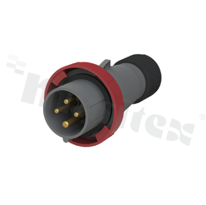 316EP6W; Wtyk na przewód; zasilający AC 3-fazowe; męskie; 16A; 415VAC; IP67; seria Easy&Safe