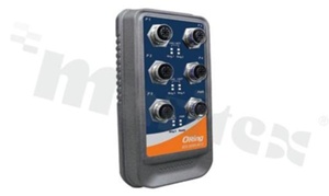 Managed Ethernet switch with 5x10/100Base-T(X); supply 12...48VDC; operating temperature -40+70 deg.C; DIN rail mountable