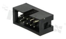 Złącze do PCB; w rastrze 2.54mm; 10-stykowe; montaż: THT; męskie; proste