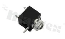 Jack socket; female; mono; 3.5mm; for PCB