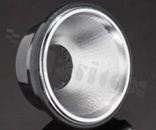 Reflektor do diod LED high power; kąt rozsyłu: 22 do 26 stopni FWHM; ilość diod: 1; rozmiar: okrąg 35mm; wysokość: 15.8mm; rodzaj materiału: PC; sposób mocowania: taśma