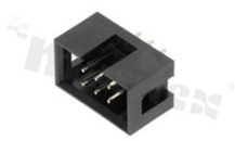 Złącze do PCB; w rastrze 2.54mm; 6-stykowe; montaż: THT; męskie; proste