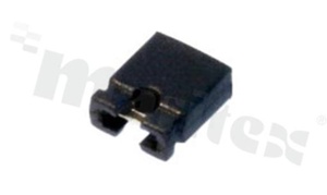 Mini-Jumper; height 6.0mm; pitch 2.54mm; open cover; black
