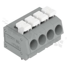 PCB terminal block; THT; for wire 0.25 - 2.5mm2 (20-12 AWG); pitch 3.5mm; 3-ways; Push-in; grey; 320V/10A
