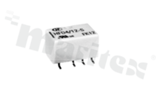Przekaźnik elektromagnetyczny; prąd znamionowy 2A; napięcie cewki 3VDC; podwójny styk przełączny (2C); moc cewki 140mW; 2A/30VDC; 0.5A/125VAC; wersja SMT